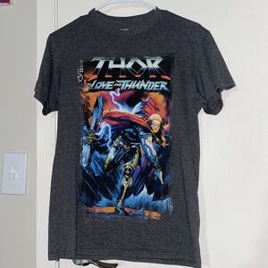Marvel Thor Love And Thunder Movie Graphic T-shirt Small
